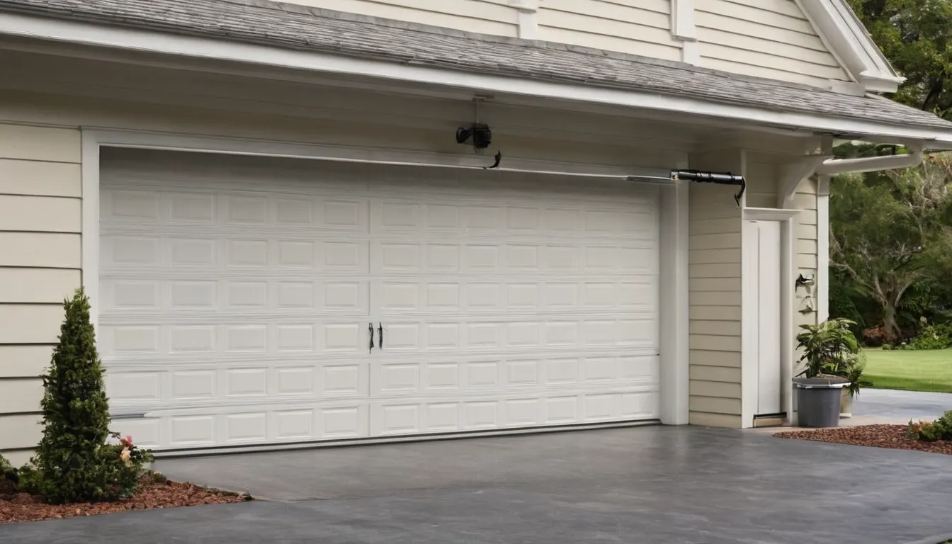 Independent provider replacing a garage door spring in a the Alexandria area home